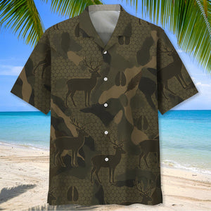 Deer Hunting Hawaiian Shirt