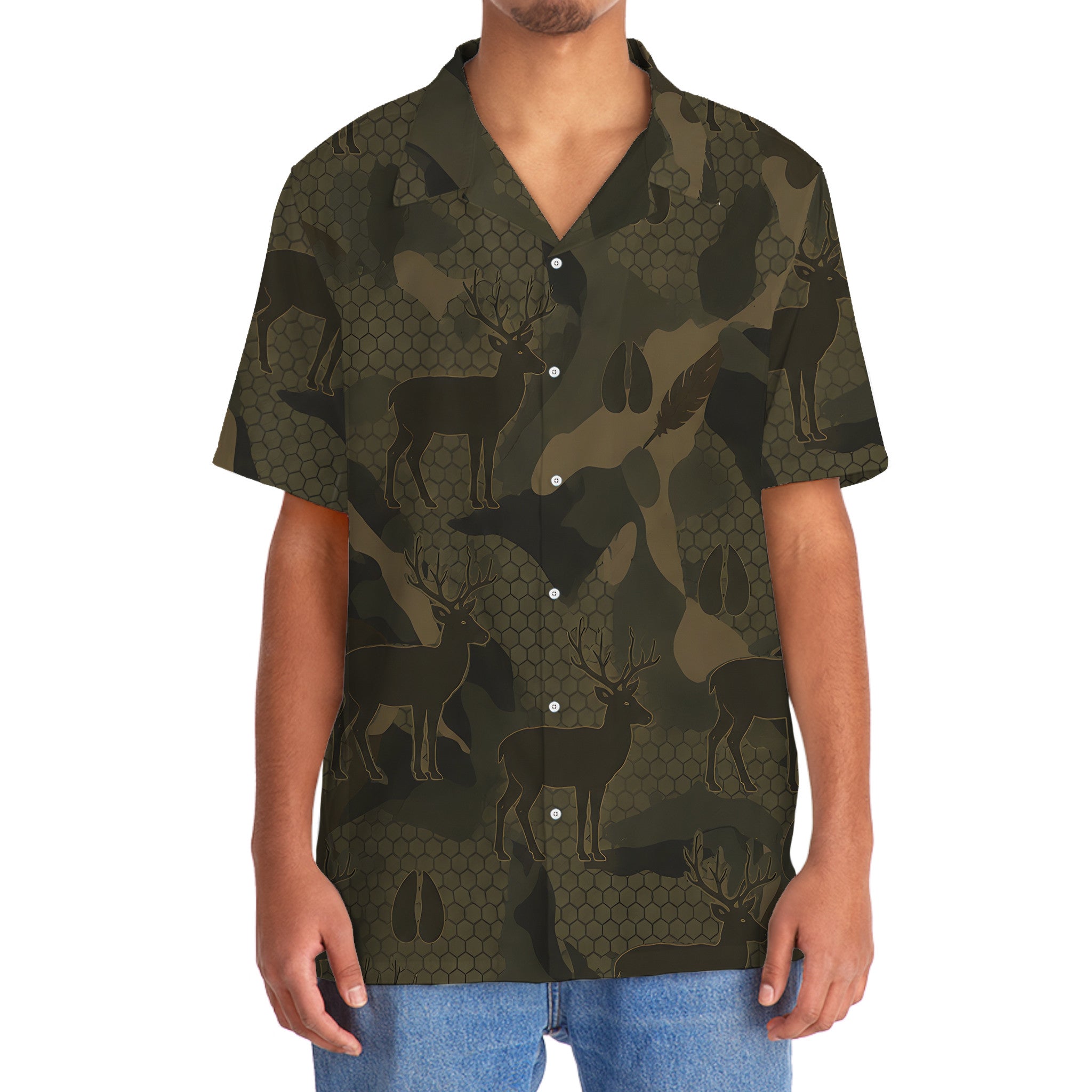 Deer Hunting Hawaiian Shirt