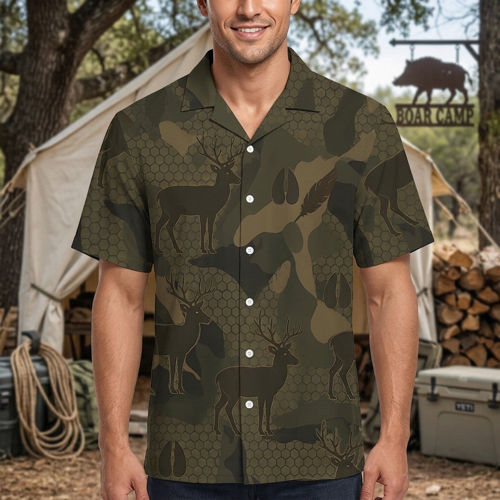 Deer Hunting Hawaiian Shirt