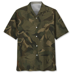 Dove Camouflage Hunting Hawaiian Shirt