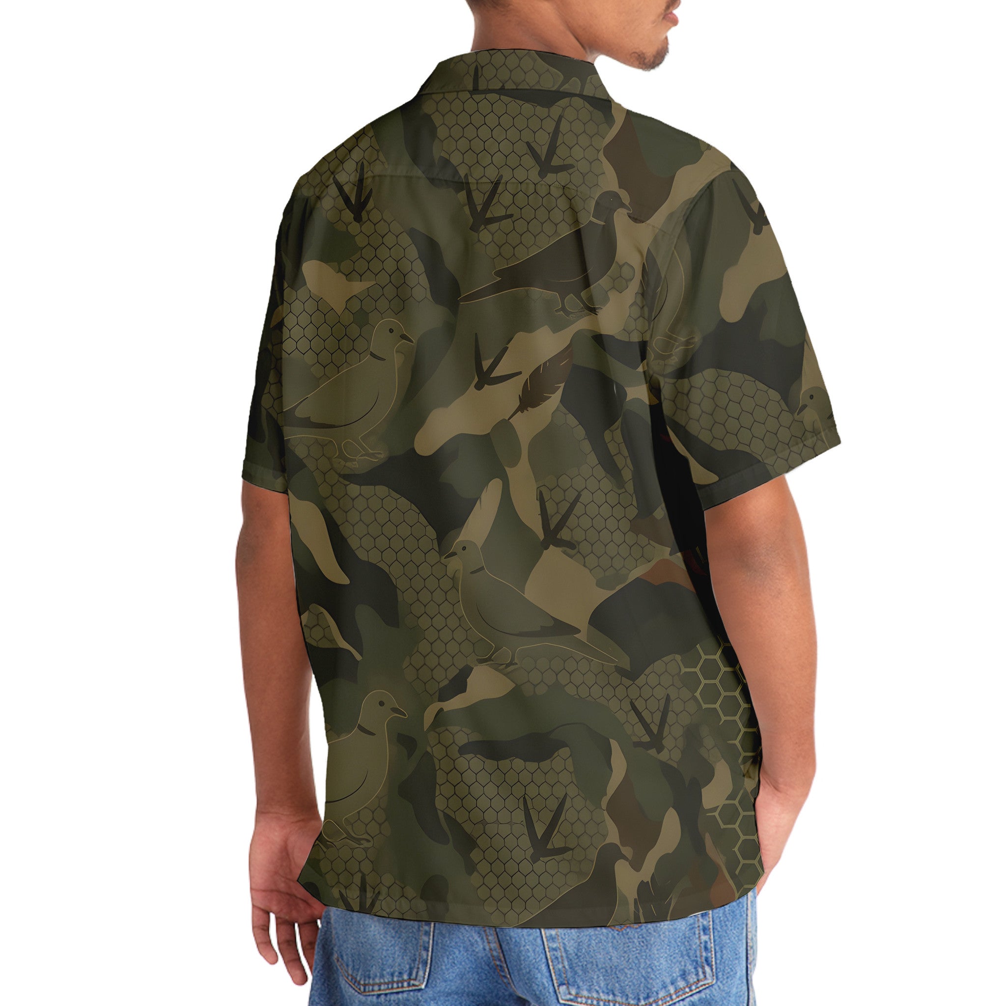 Dove Camouflage Hunting Hawaiian Shirt
