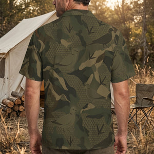 Dove Camouflage Hunting Hawaiian Shirt