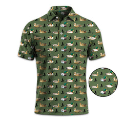 Duck Hunter Men Polo Shirt