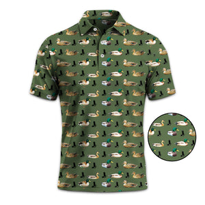 Duck Hunter Men Polo Shirt