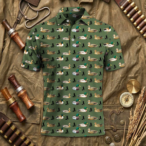 Duck Hunter Men Polo Shirt