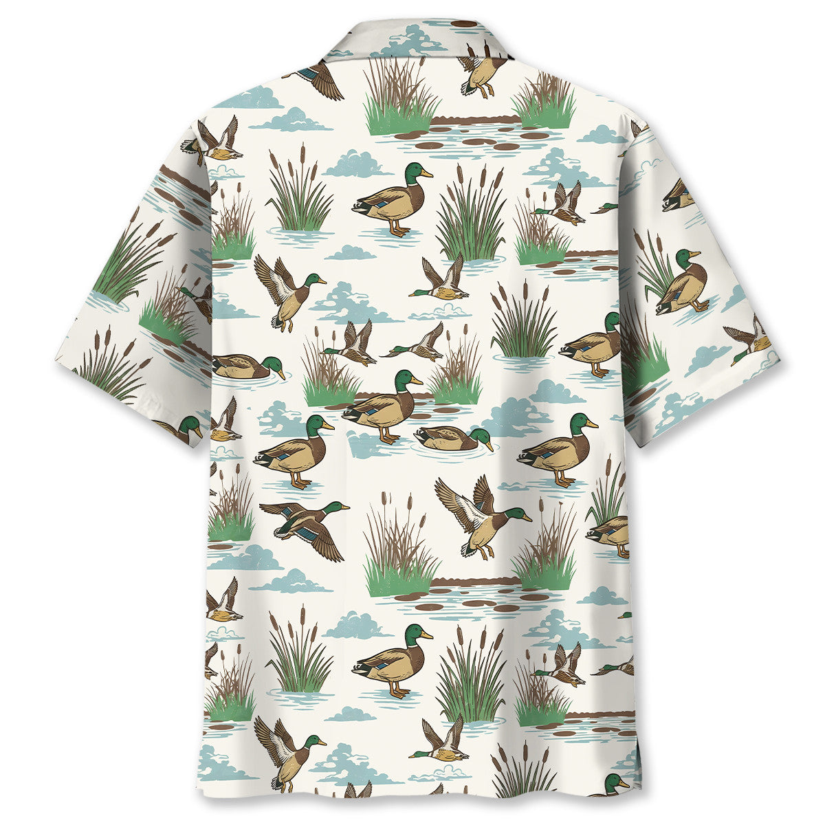 Mallard Duck Hunting Vintage Hawaiian Shirt