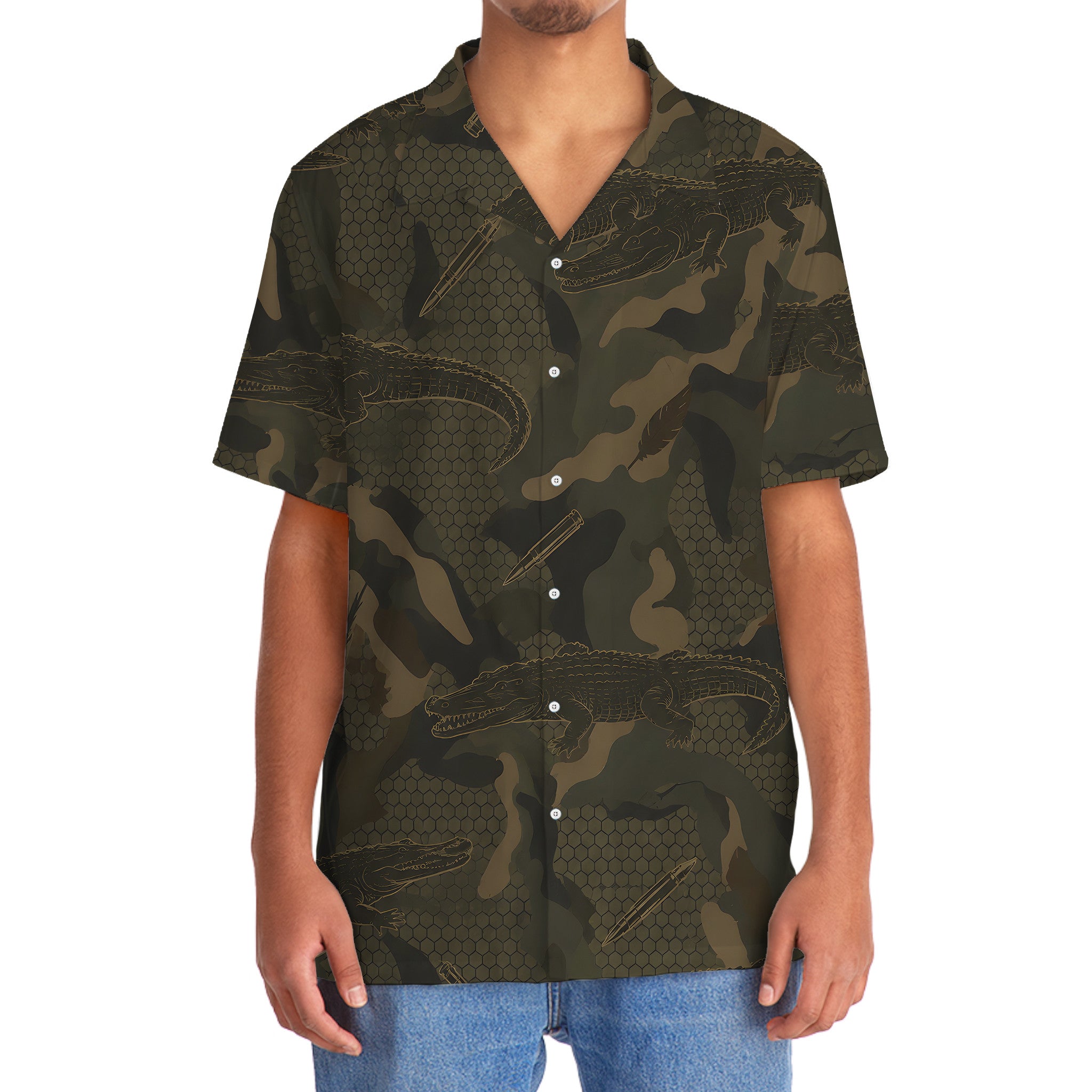 Alligator Hunting Hawaiian Shirt
