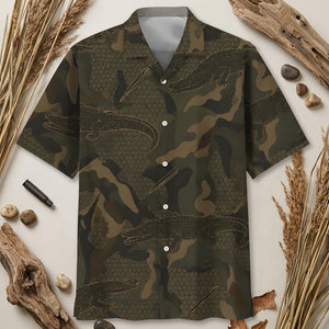 Alligator Hunting Hawaiian Shirt