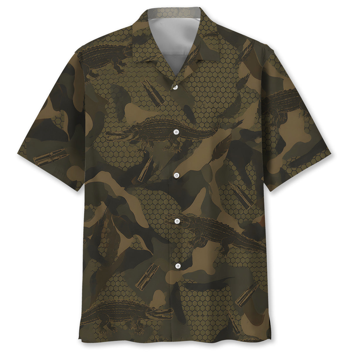 Crocodile Hunting Hawaiian Shirt