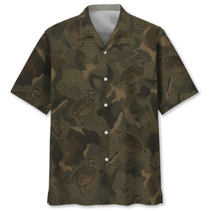 Bobwhite Quail Hunting Hawaiian Shirt