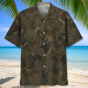 Bobwhite Quail Hunting Hawaiian Shirt