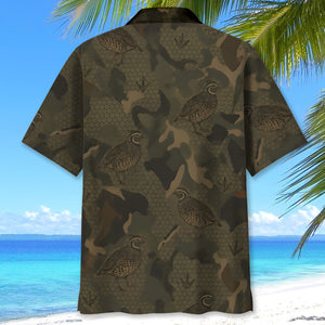 Bobwhite Quail Hunting Hawaiian Shirt