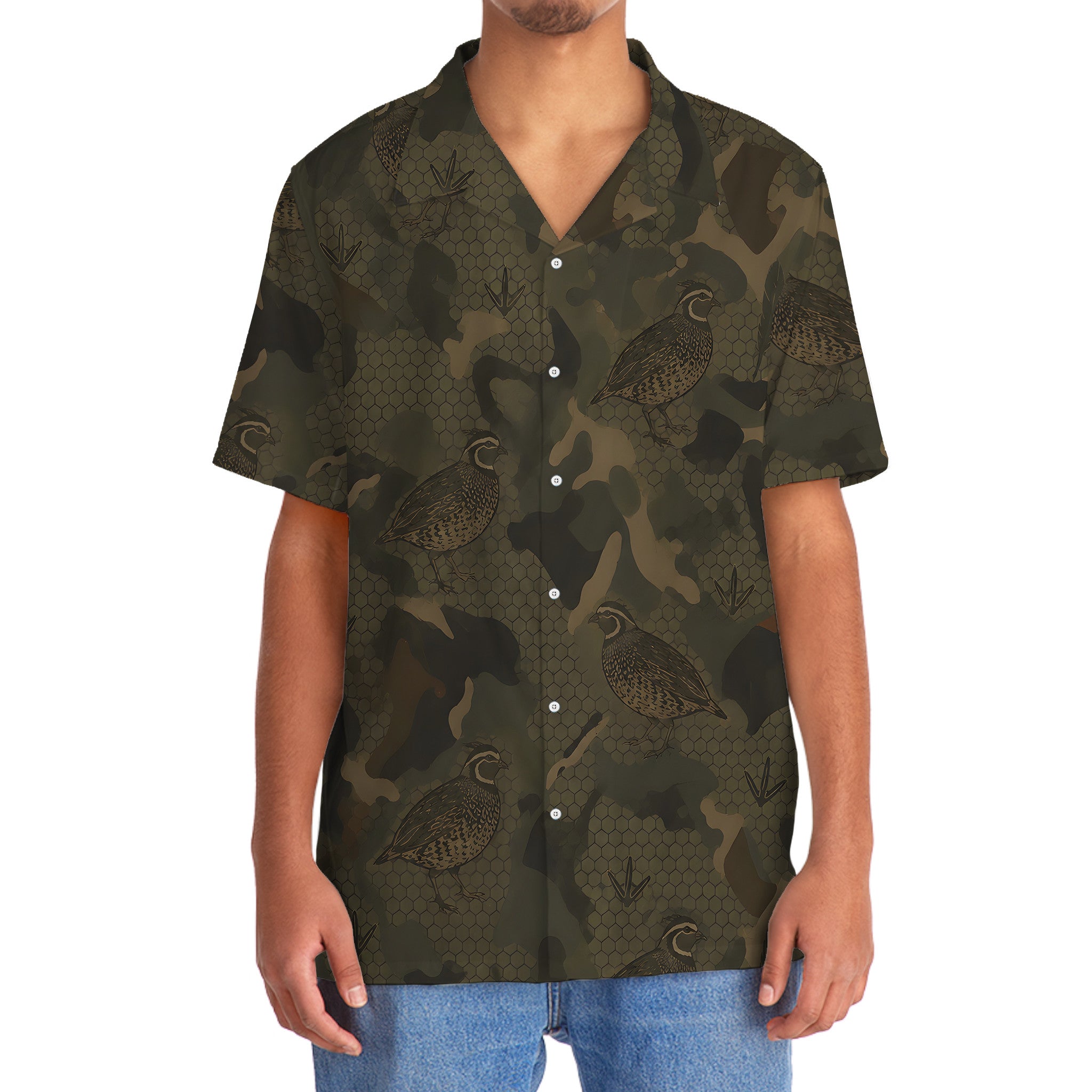 Bobwhite Quail Hunting Hawaiian Shirt