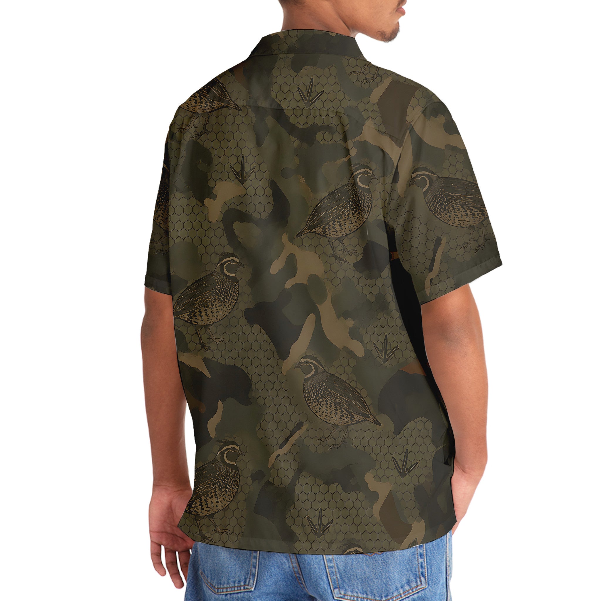 Bobwhite Quail Hunting Hawaiian Shirt