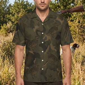 Bobwhite Quail Hunting Hawaiian Shirt