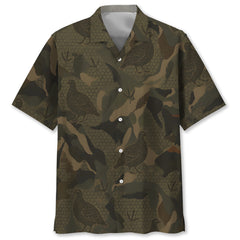 Grouse Hunting Camouflage Hawaiian Shirt