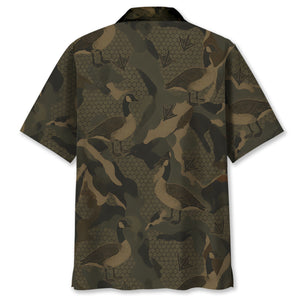 Goose Hunting Camouflage Hawaiian Shirt
