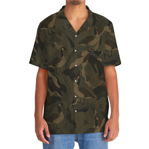 Goose Hunting Camouflage Hawaiian Shirt