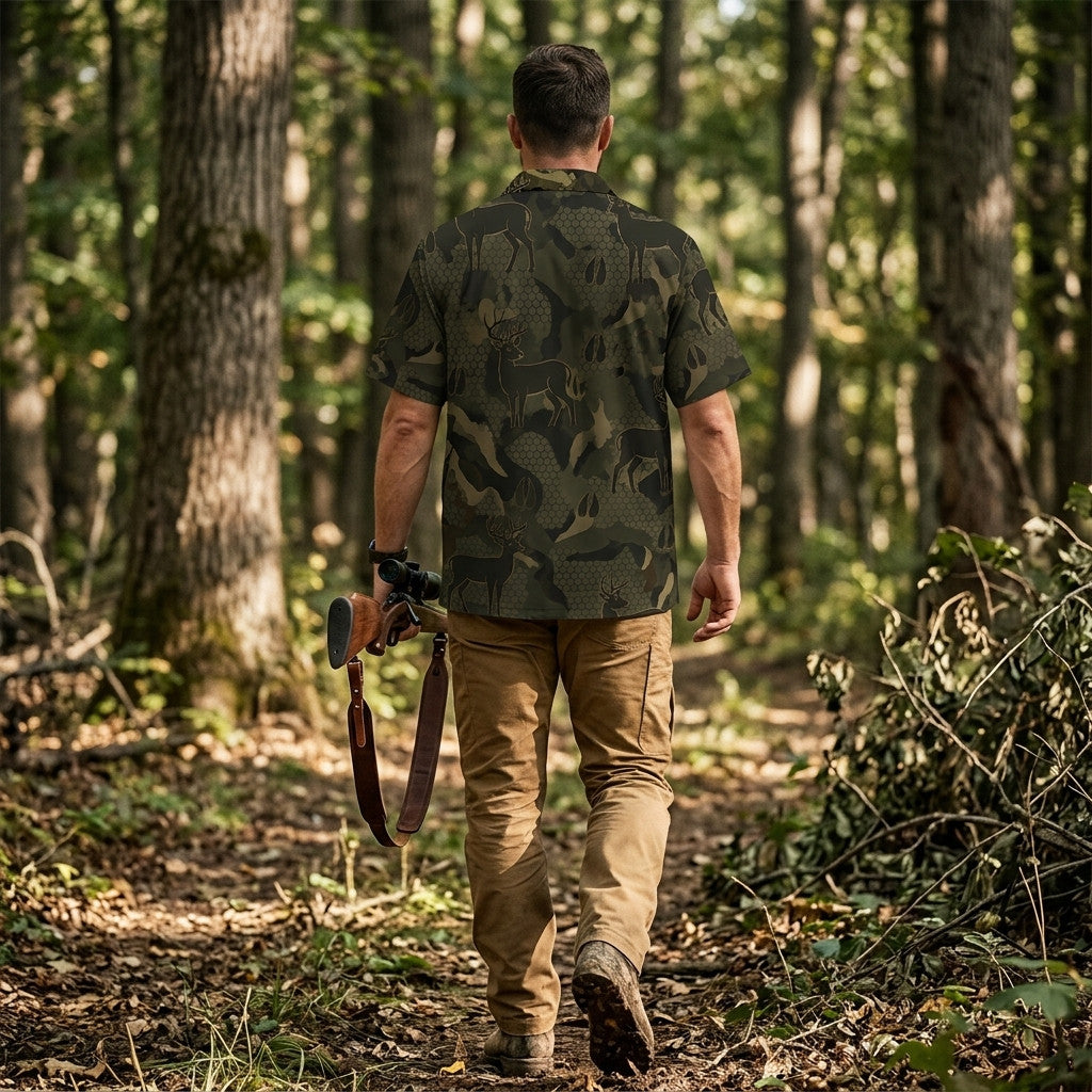 I'm Into Fitness Fitness Deer in My Freezer Hunting Hawaiian Shirt