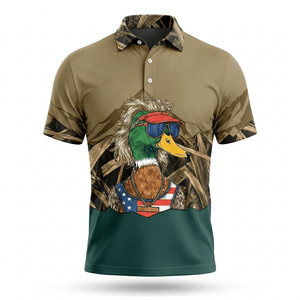 Duck Swagger Men Polo Shirt