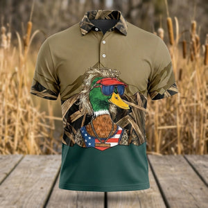 Duck Swagger Men Polo Shirt