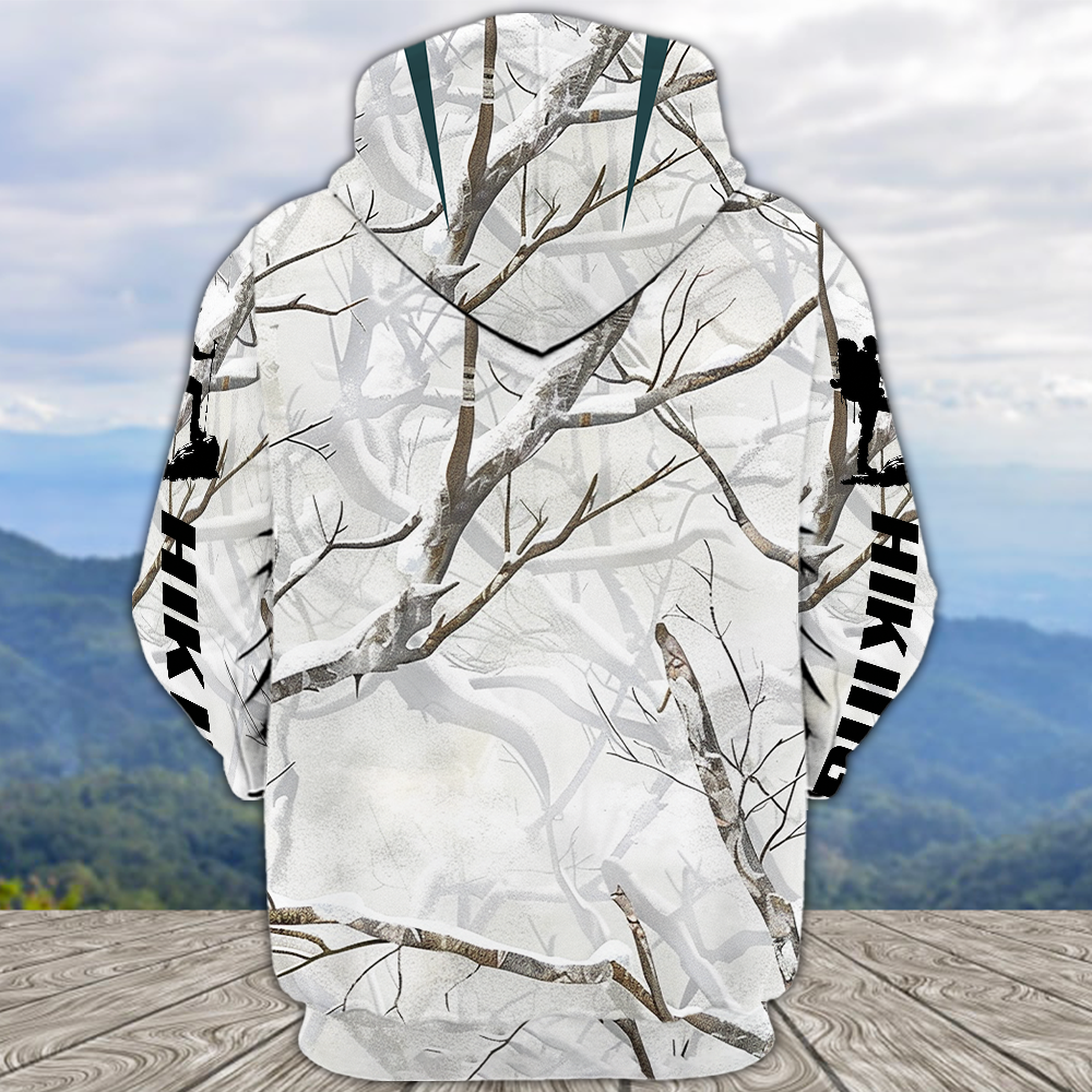 Hiking Winter Camo All Over Print Shirt