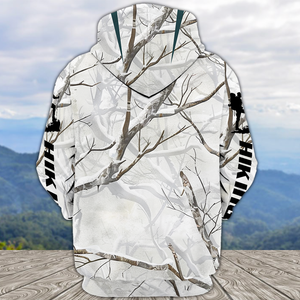 Hiking Winter Camo All Over Print Shirt