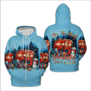 Christmas Camper Winter Wonderland All Over Print Shirt