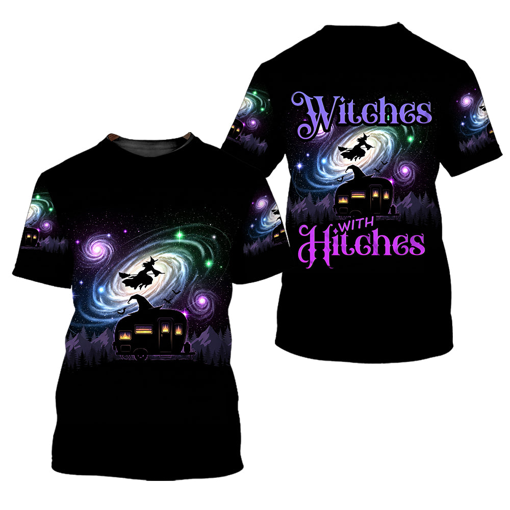 Witches With Hitches All Over Print Shirt