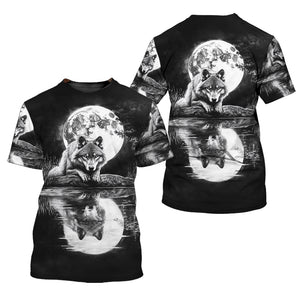 Mystical Wolf Art All Over Print Shirt