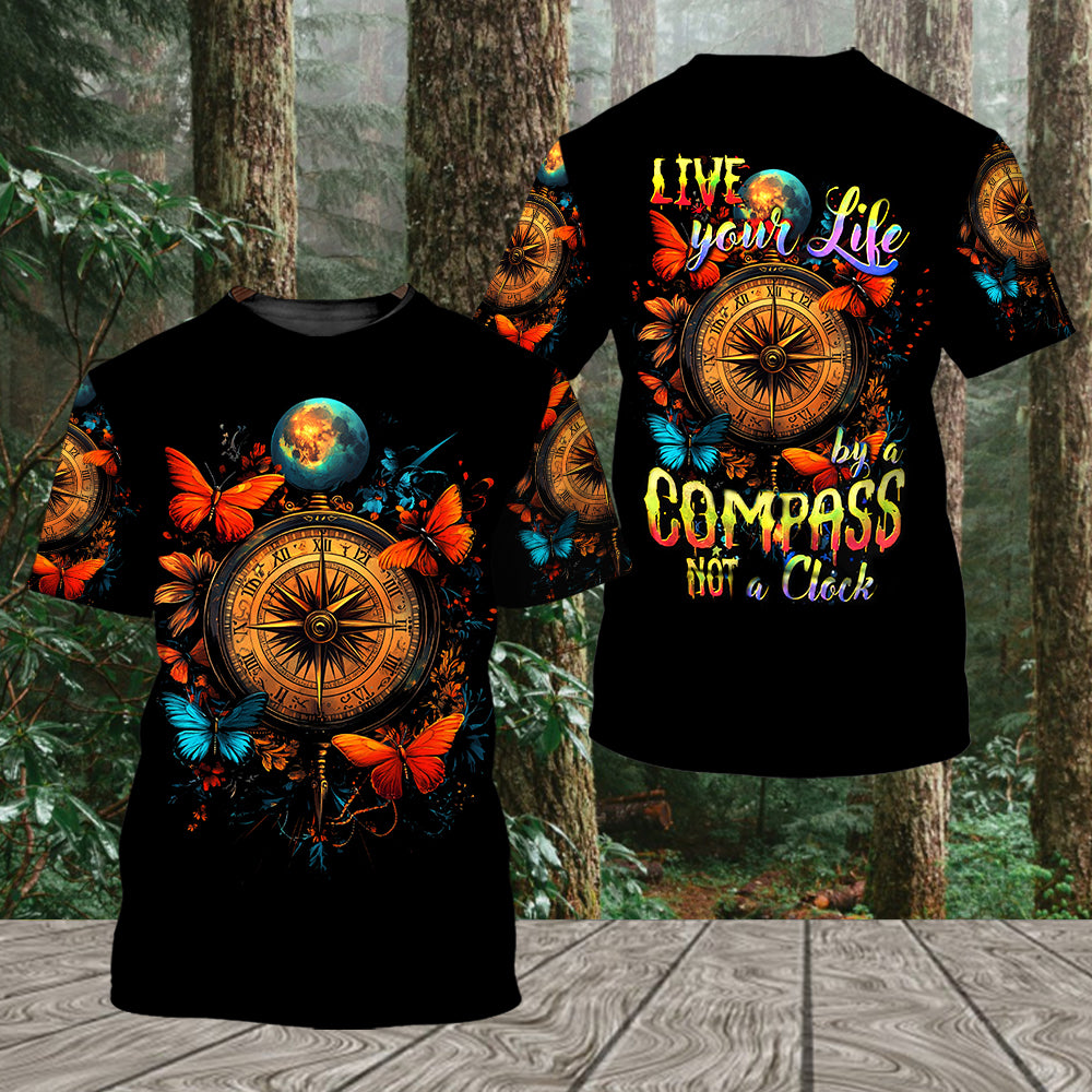 Live Your Life By A Compass All Over Print Shirt