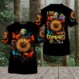 Live Your Life By A Compass All Over Print Shirt