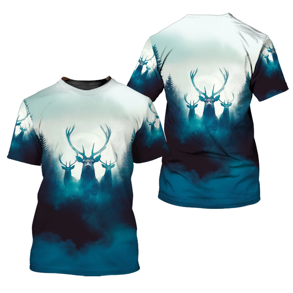 Nature Dears All Over Print Shirt