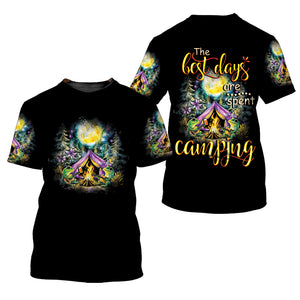 The Best Day Are Spent Camping All Over Print Shirt