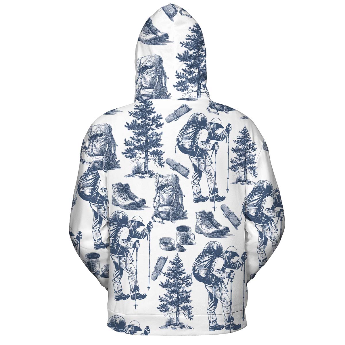 Vintage Hiking Camp All Over Print Shirt