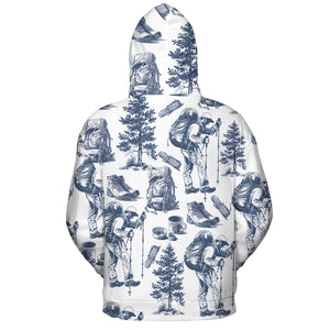 Vintage Hiking Camp All Over Print Shirt