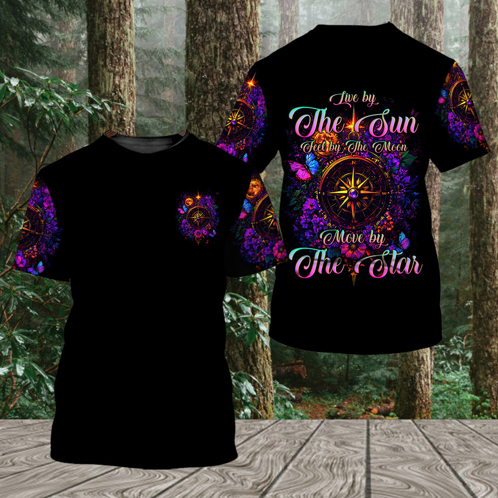 Live By The Sun Feel By The Moon All Over Print Shirt
