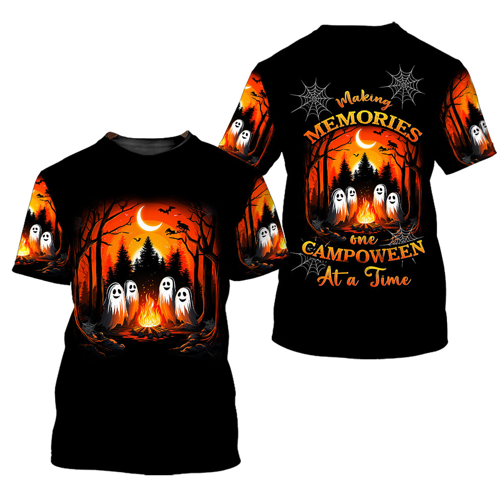 Making Memories One Campoween At A Time Halloween All Over Print Shirt