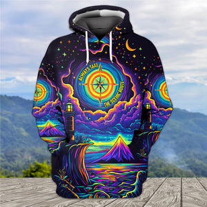 Always Take The Scenic Route All Over Print Shirt