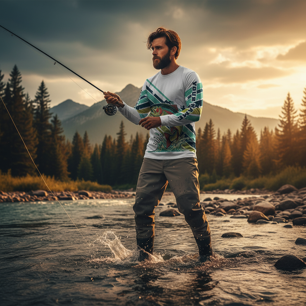 Vintage Rainbow Trout Team Shirt All Over Print