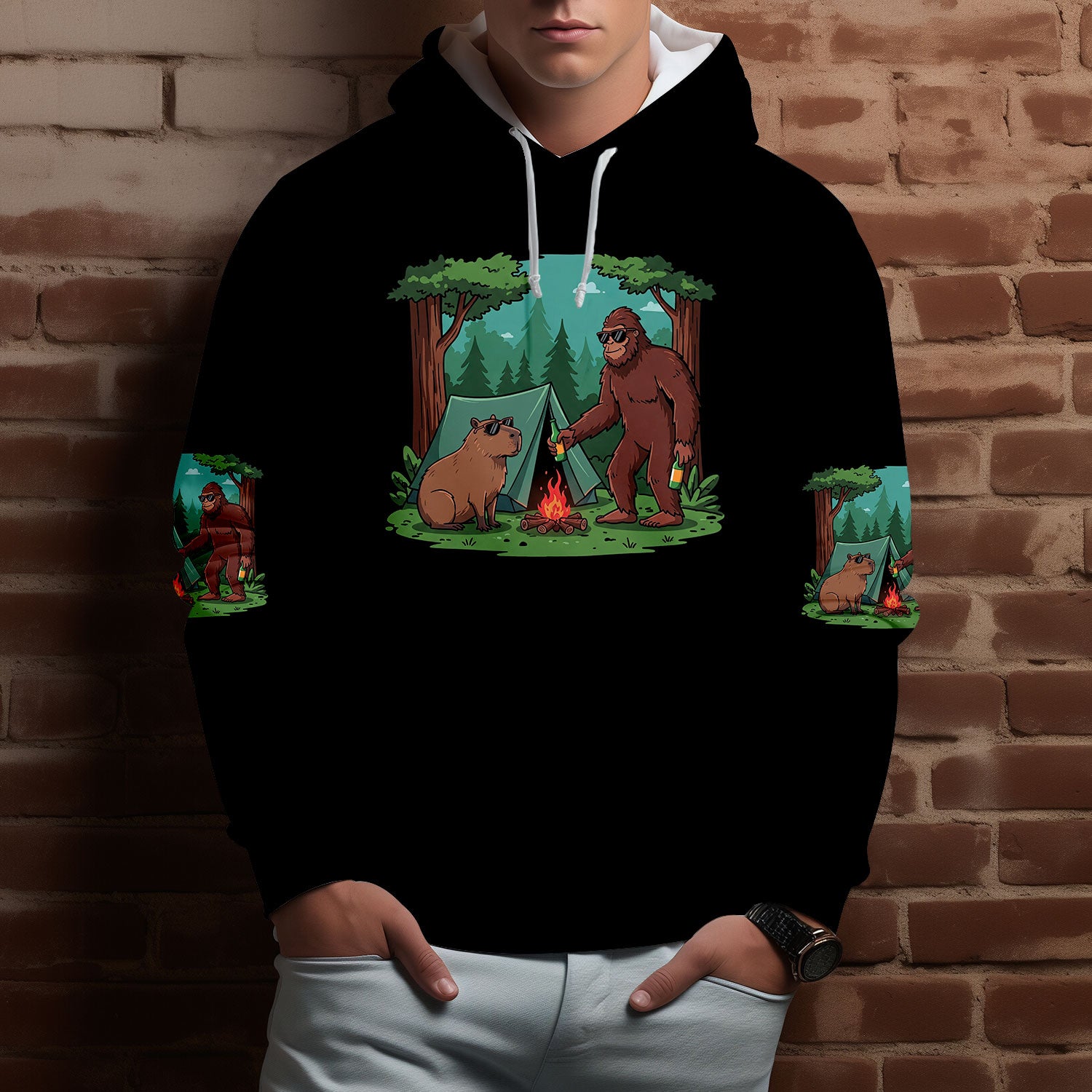 Life is Better When You're Camping With Friends All Over Print Shirt