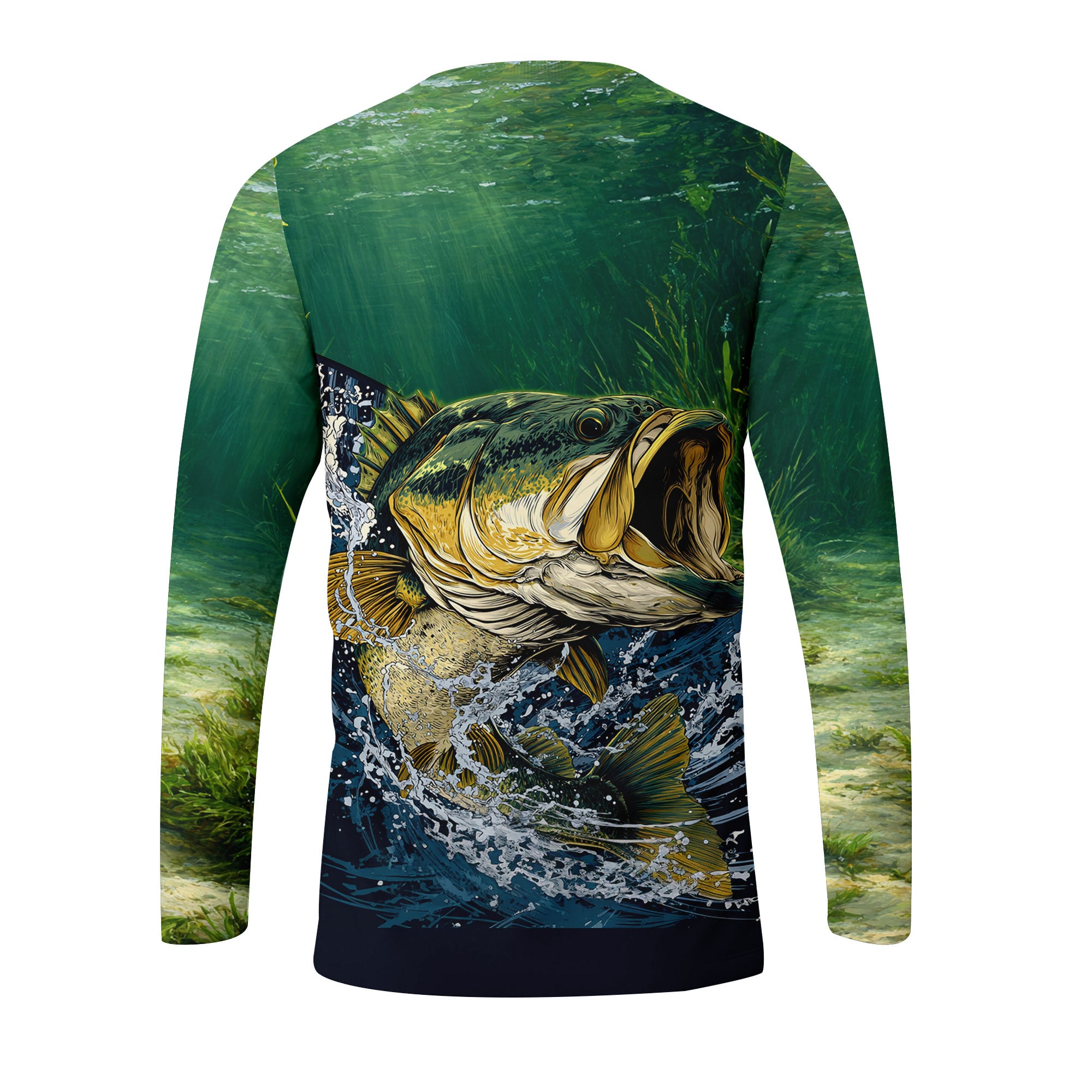 Largemouth Bass Vintage All Over Print Shirt