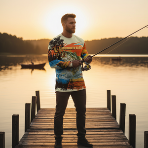 Largemouth Bass Jumping All Over Print Shirt