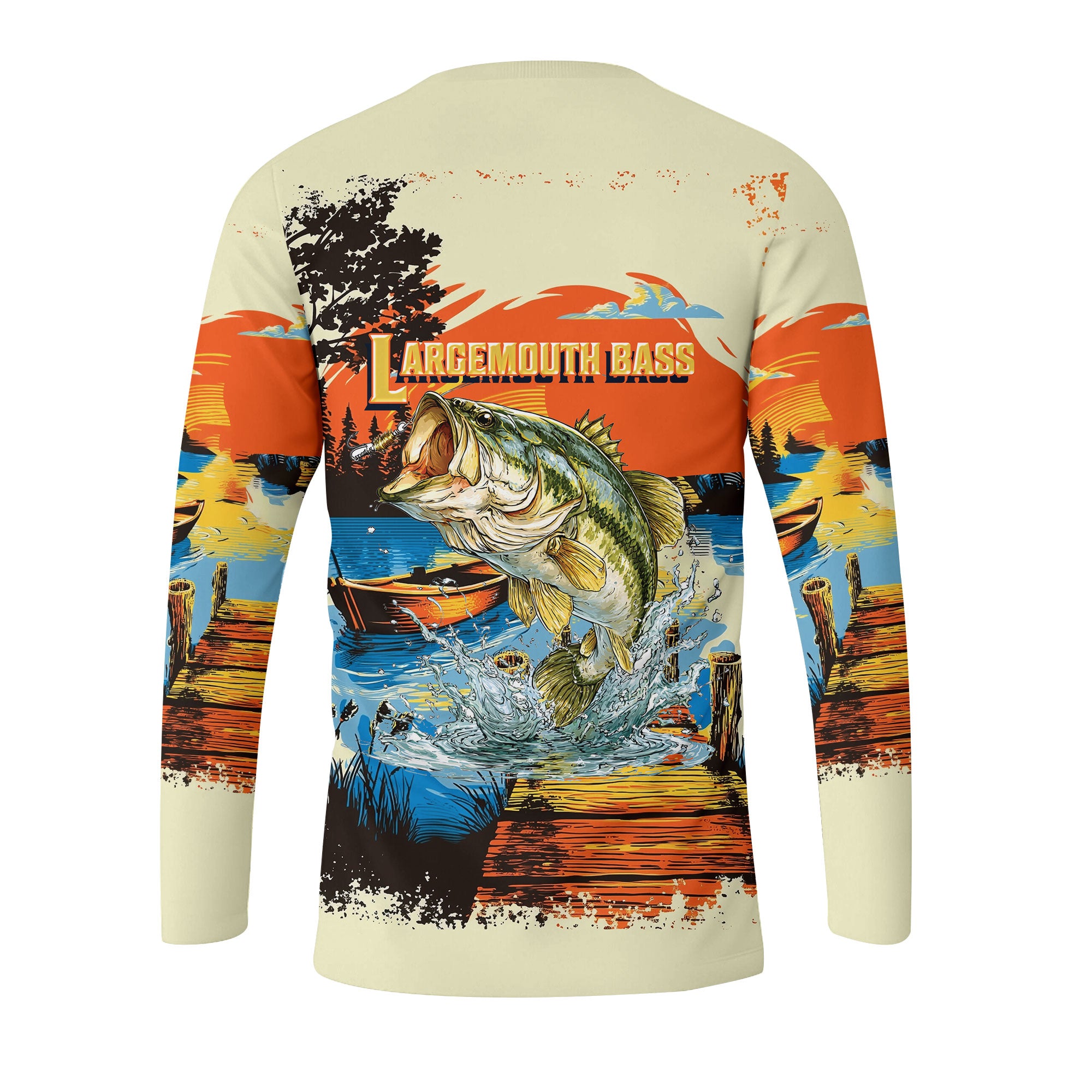 Largemouth Bass Jumping All Over Print Shirt