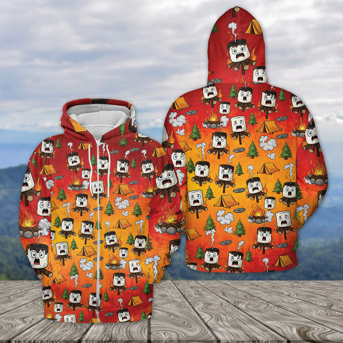 Burnt Marshmallow Dancing Party All Over Print Shirt