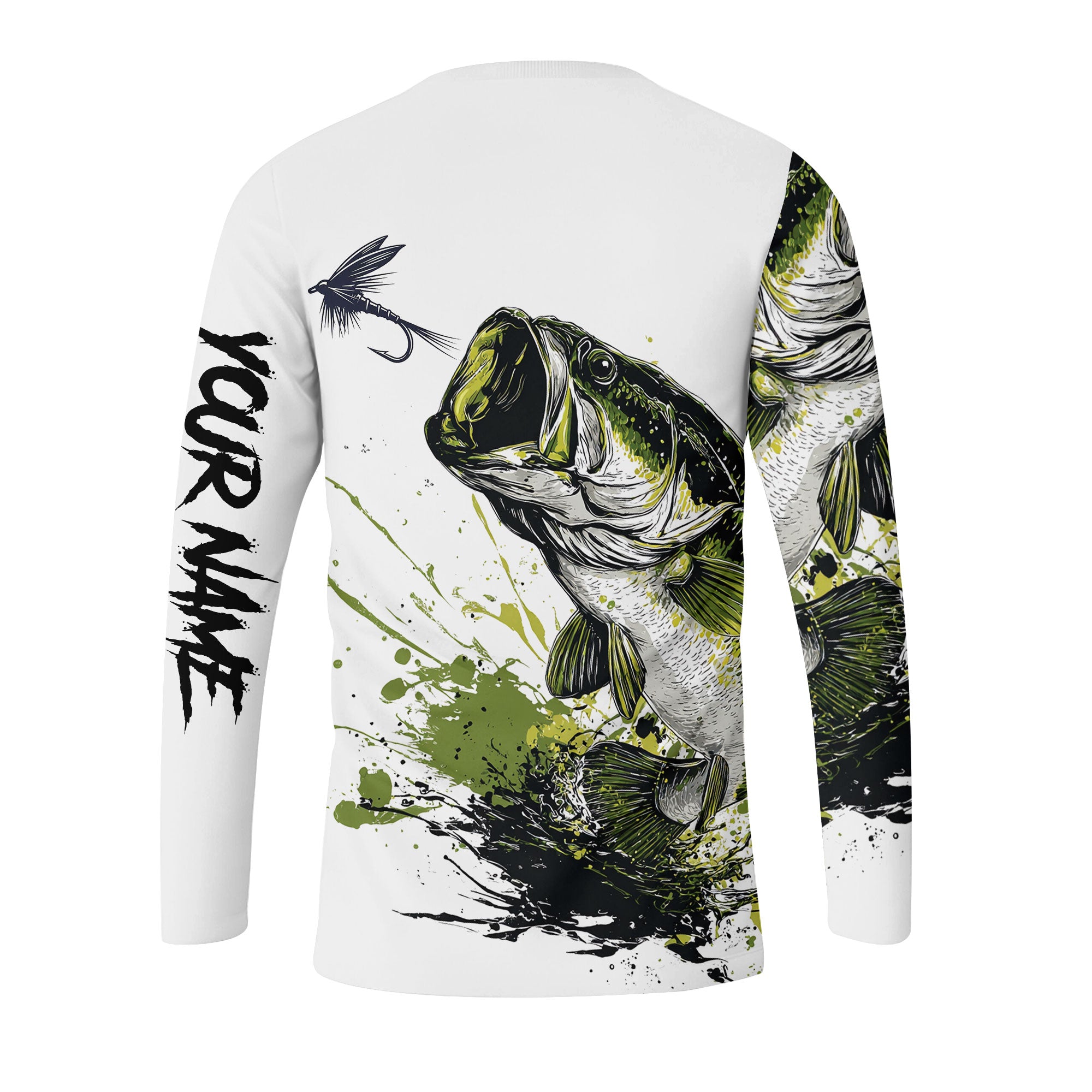 Custom Name Largemouth Bass All Over Print Shirt