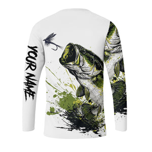 Custom Name Largemouth Bass All Over Print Shirt