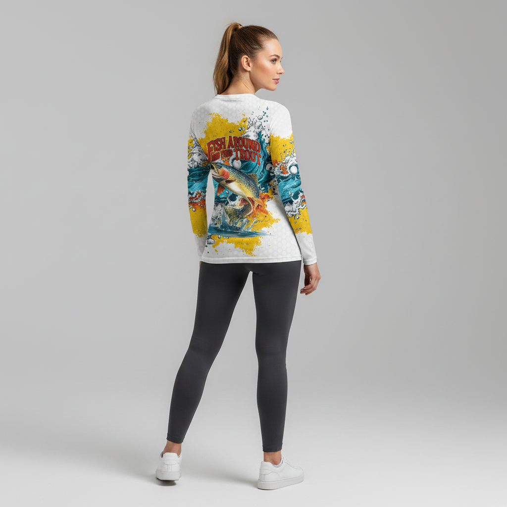 Fish Around And Find Trout Rainbow Trout All Over Print Shirt