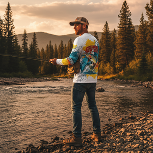 Fish Around And Find Trout Rainbow Trout All Over Print Shirt