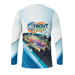 Trout Fish Blue Sport All Over Print Shirt